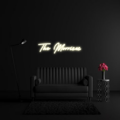 CREATE YOUR OWN WEDDING NEON SIGN The Morrises