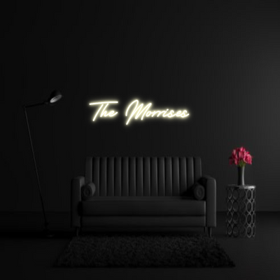 CREATE YOUR OWN WEDDING NEON SIGN The Morrises