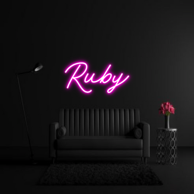 CREATE YOUR OWN WEDDING NEON SIGN Ruby