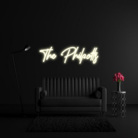 CREATE YOUR OWN WEDDING NEON SIGN The Philpotts