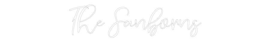 CREATE YOUR OWN WEDDING NEON SIGN The Sanborns