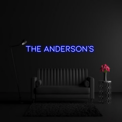 CREATE YOUR OWN WEDDING NEON SIGN The Anderson's