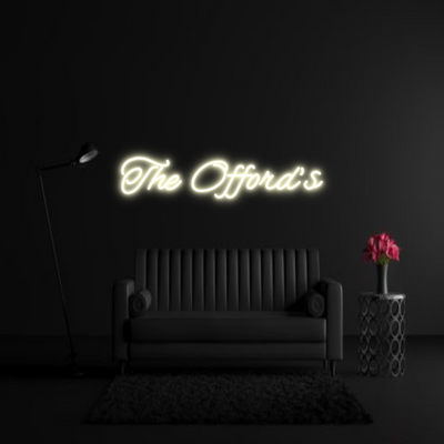 CREATE YOUR OWN WEDDING NEON SIGN The Offord's