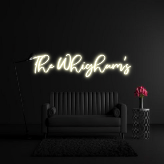 CREATE YOUR OWN WEDDING NEON SIGN The Whigham's