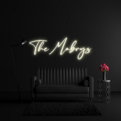 CREATE YOUR OWN WEDDING NEON SIGN The Mabrys