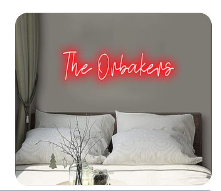 Neon sign 28in - The Orbakers