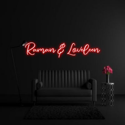 CREATE YOUR OWN WEDDING NEON SIGN Raman & Lovel...