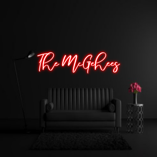 CREATE YOUR OWN WEDDING NEON SIGN The McGehees