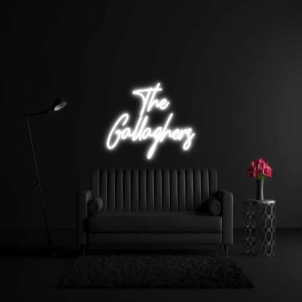 CREATE YOUR OWN WEDDING NEON SIGN The
Gallaghers