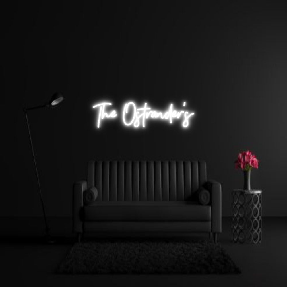 CREATE YOUR OWN WEDDING NEON SIGN The Ostrander's