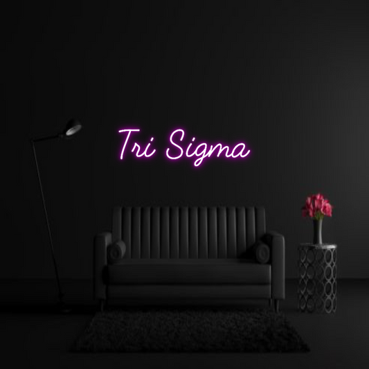 CREATE YOUR OWN WEDDING NEON SIGN Tri Sigma