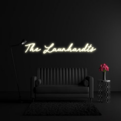 CREATE YOUR OWN WEDDING NEON SIGN The Launhardts