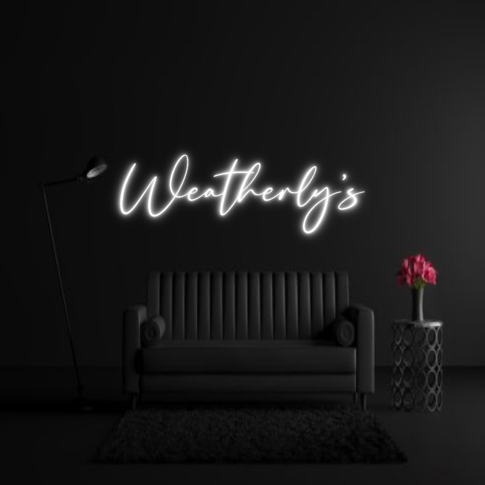 CREATE YOUR OWN WEDDING NEON SIGN Weatherly’s