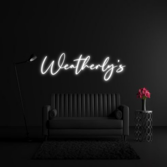 CREATE YOUR OWN WEDDING NEON SIGN Weatherly’s