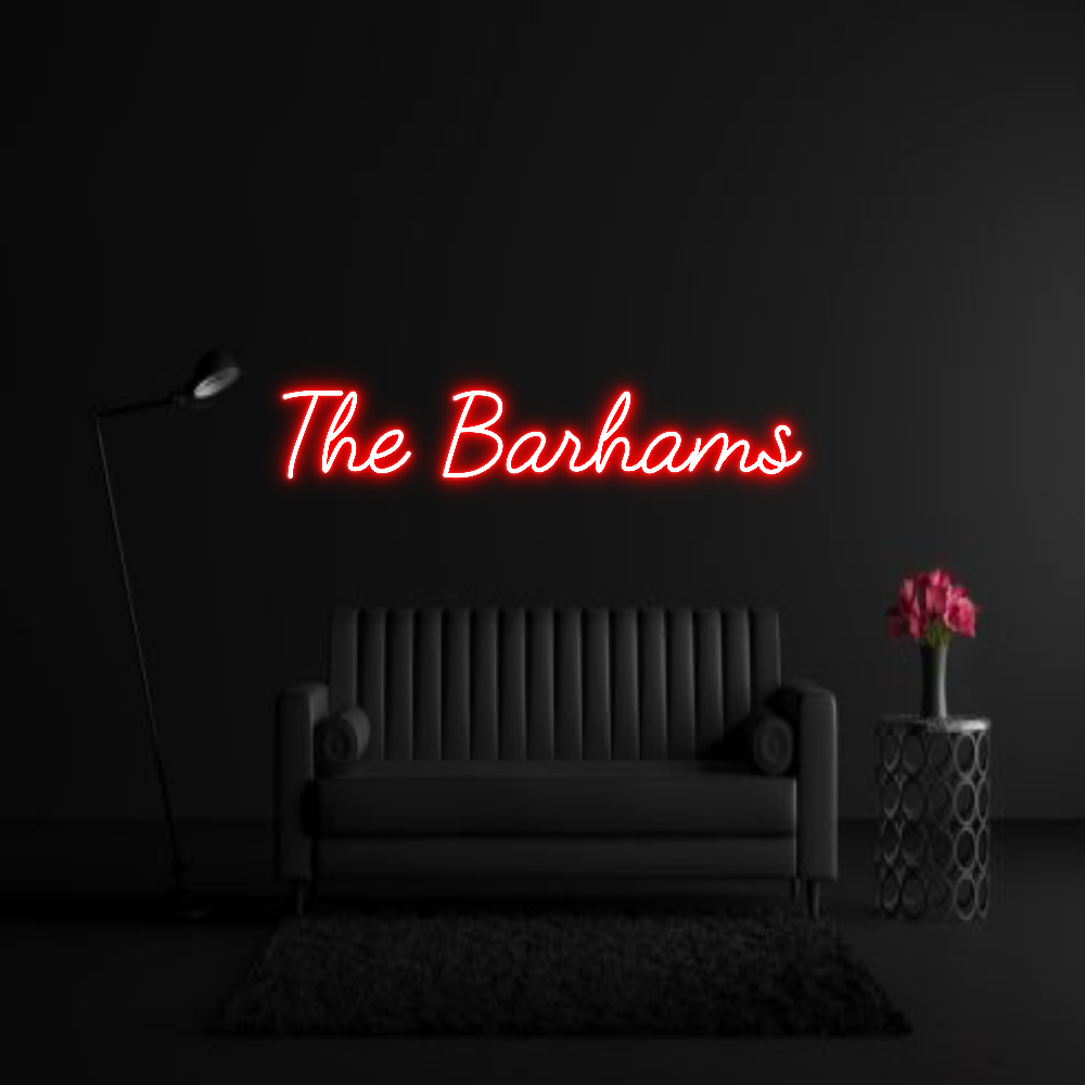 CREATE YOUR OWN WEDDING NEON SIGN The Barhams