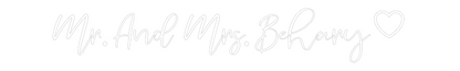 CREATE YOUR OWN WEDDING NEON SIGN Mr. And Mrs. ...