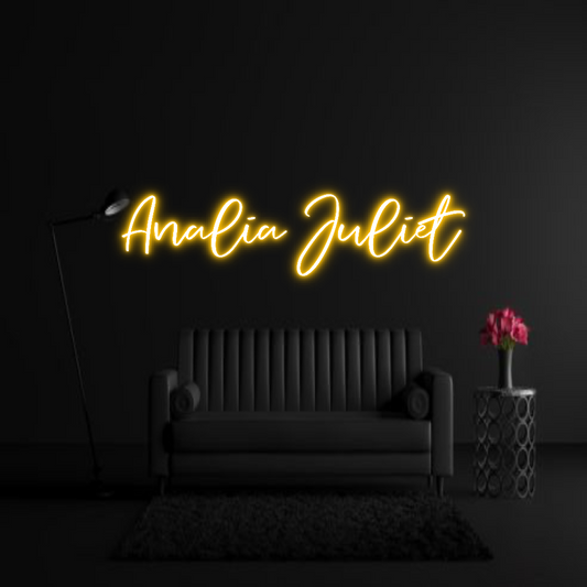 CREATE YOUR OWN WEDDING NEON SIGN Analia Juliet