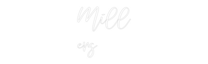 CREATE YOUR OWN WEDDING NEON SIGN Mill
ers