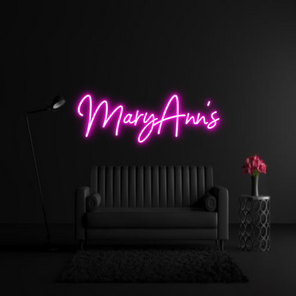 CREATE YOUR OWN WEDDING NEON SIGN MaryAnn’s