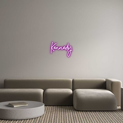 CREATE YOUR OWN CUSTOM NEON Kennedy