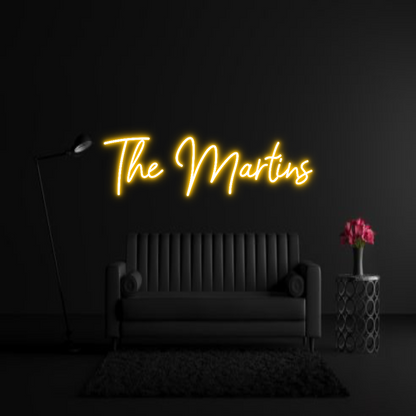 CREATE YOUR OWN WEDDING NEON SIGN The Martins