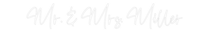 CREATE YOUR OWN WEDDING NEON SIGN Mr. & Mrs. Mi...