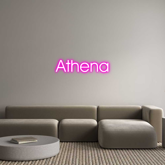 CREATE YOUR OWN CUSTOM NEON Athena