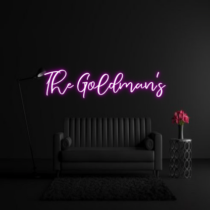 CREATE YOUR OWN WEDDING NEON SIGN The Goldman's