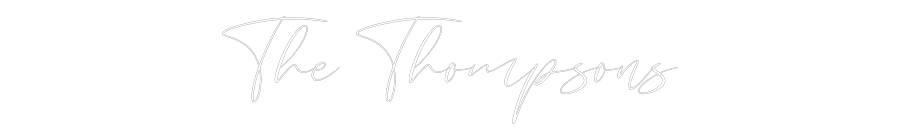 CREATE YOUR OWN WEDDING NEON SIGN The Thompsons