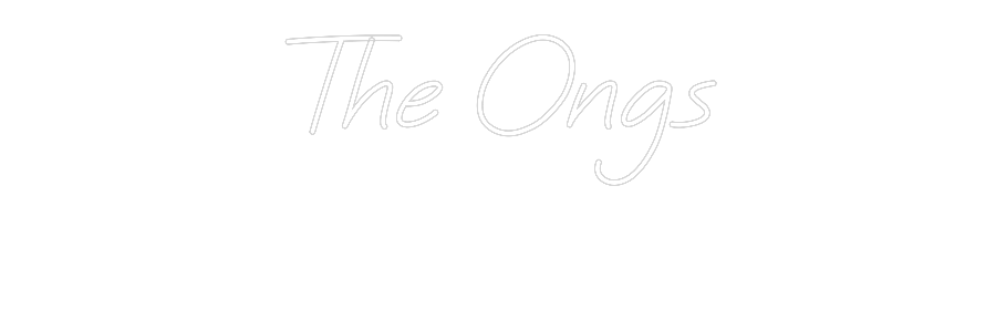 CREATE YOUR OWN WEDDING NEON SIGN The Ongs