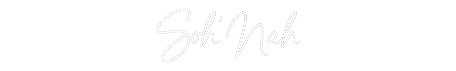 CREATE YOUR OWN WEDDING NEON SIGN Soh’Nah