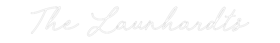 CREATE YOUR OWN WEDDING NEON SIGN The Launhardts