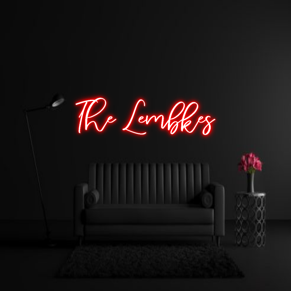 CREATE YOUR OWN WEDDING NEON SIGN The Lembkes