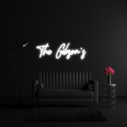 CREATE YOUR OWN WEDDING NEON SIGN The Gibson's