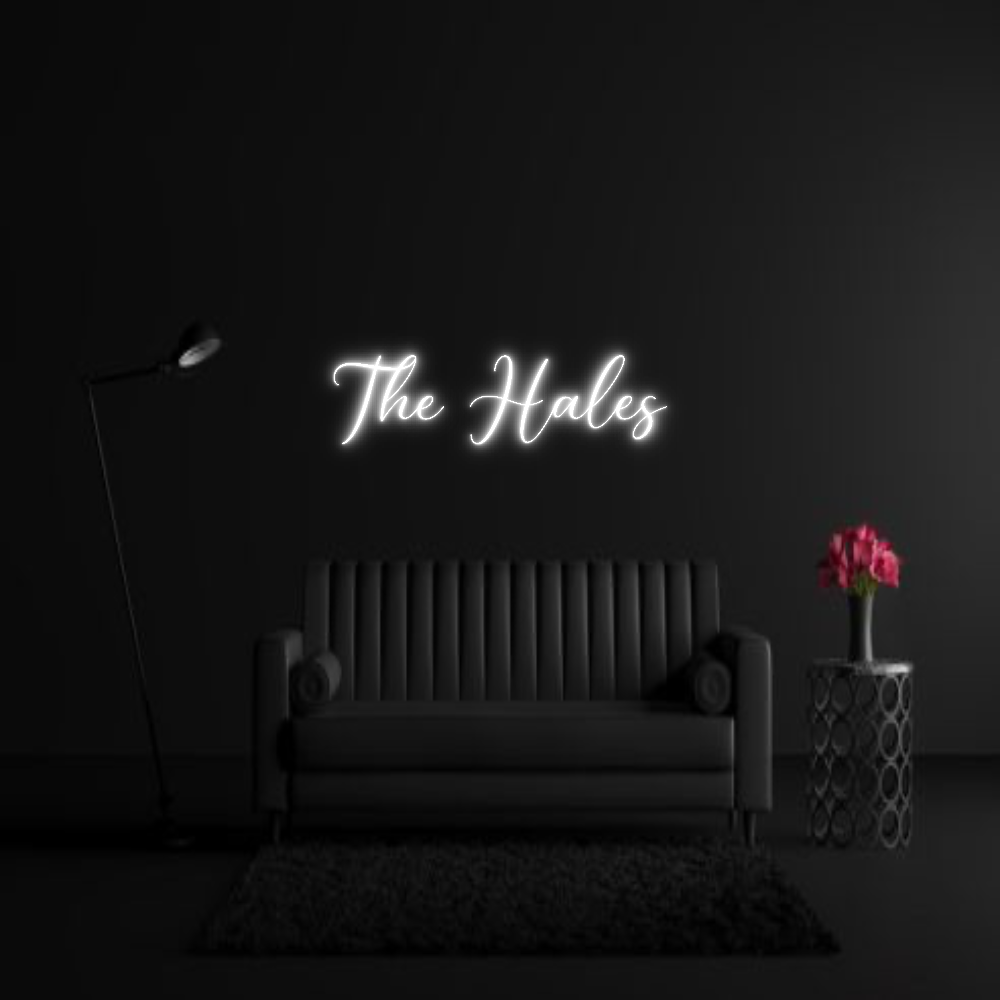 CREATE YOUR OWN WEDDING NEON SIGN The Hales