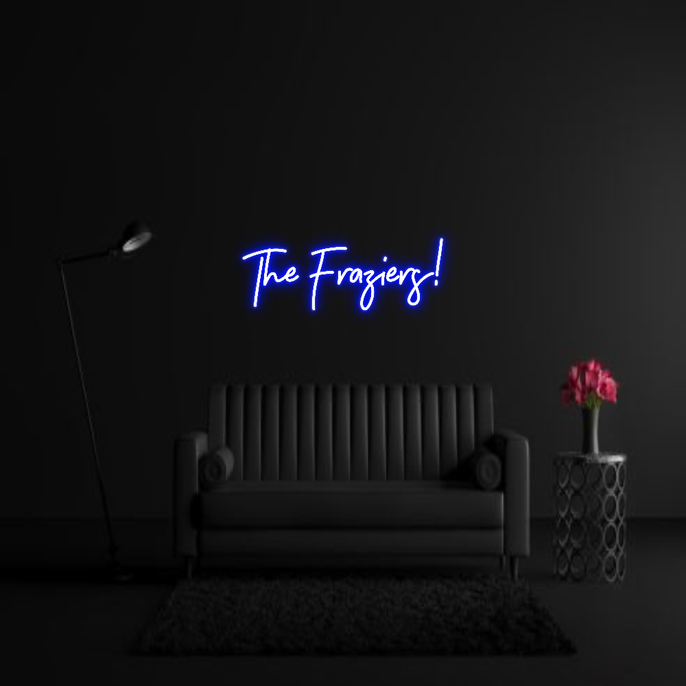 CREATE YOUR OWN WEDDING NEON SIGN The Fraziers!