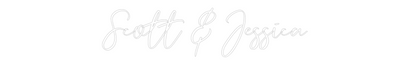 CREATE YOUR OWN WEDDING NEON SIGN Scott & Jessi...