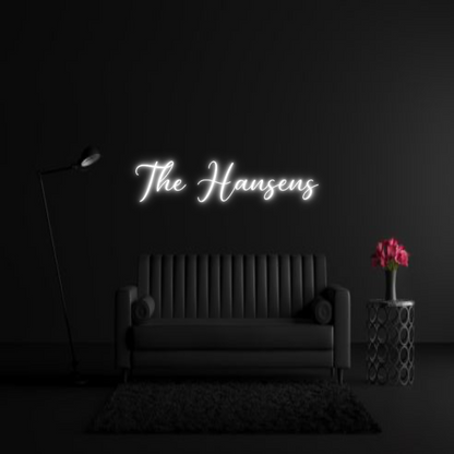 CREATE YOUR OWN WEDDING NEON SIGN The Hansens