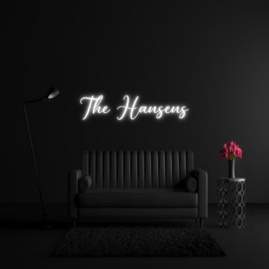 CREATE YOUR OWN WEDDING NEON SIGN The Hansens