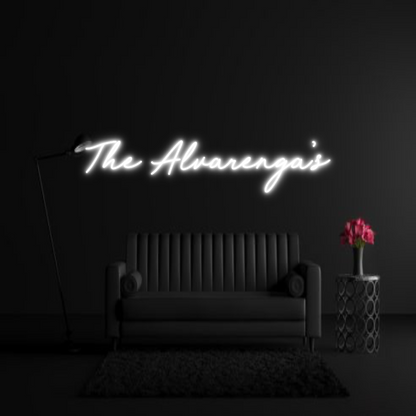 CREATE YOUR OWN WEDDING NEON SIGN The Alvarenga’s