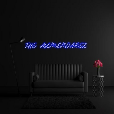 CREATE YOUR OWN WEDDING NEON SIGN THE  ALMENDAR...