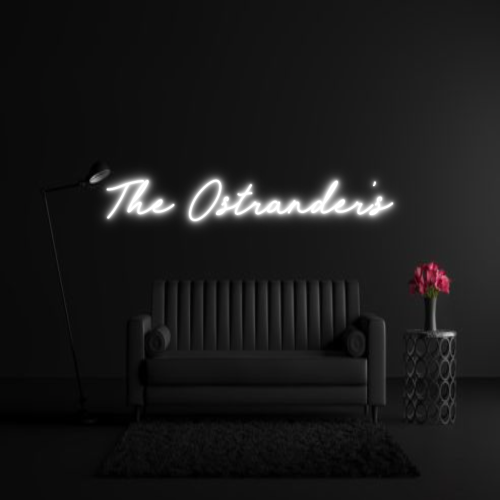CREATE YOUR OWN WEDDING NEON SIGN The Ostrander's