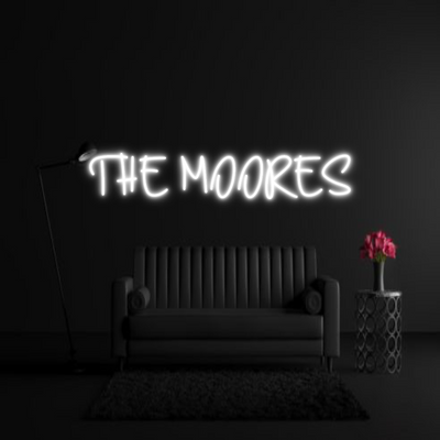 CREATE YOUR OWN WEDDING NEON SIGN THE MOORES