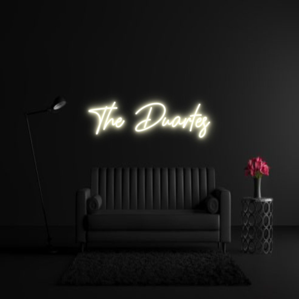 CREATE YOUR OWN WEDDING NEON SIGN The Duartes