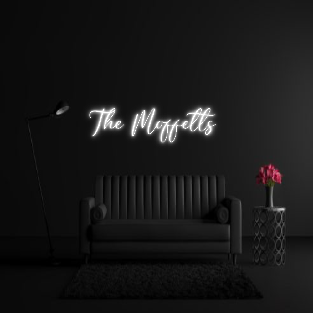 CREATE YOUR OWN WEDDING NEON SIGN The Moffetts