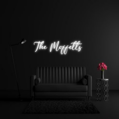 CREATE YOUR OWN WEDDING NEON SIGN The Moffetts