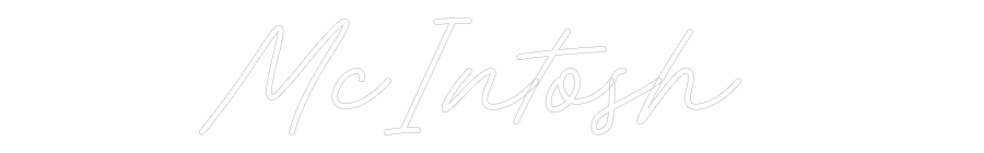 CREATE YOUR OWN WEDDING NEON SIGN McIntosh