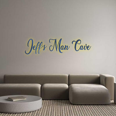 Custom Sign: Jeff’s Man Cave