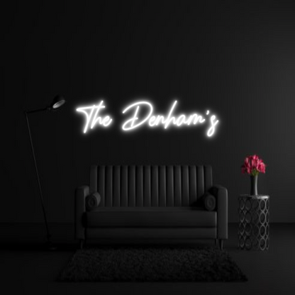CREATE YOUR OWN WEDDING NEON SIGN The Denham's