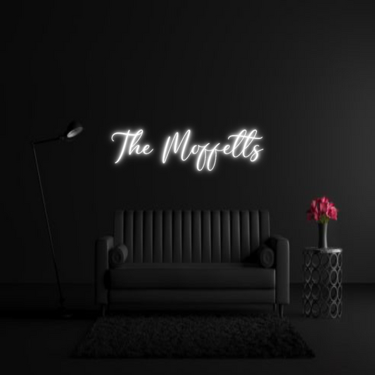 CREATE YOUR OWN WEDDING NEON SIGN The Moffetts